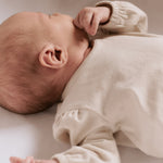 Pehr - Essentials Puff Sleeve One-Piece-Natural-Baby-4