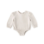 Pehr-Essentials Puff Sleeve One-Piece-Natural-Newborn-1