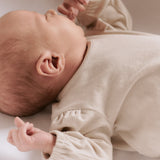 Pehr-Essentials Puff Sleeve One-Piece-Natural-Newborn-2