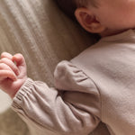 Pehr - Essentials Puff Sleeve One-Piece-Pale Pink-Newborn-2