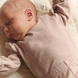 Pehr - Essentials Puff Sleeve One-Piece-Pale Pink-Newborn-4