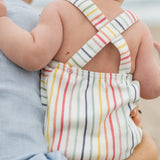 Criss-Cross One-Piece - Stripes Away Rainbow
