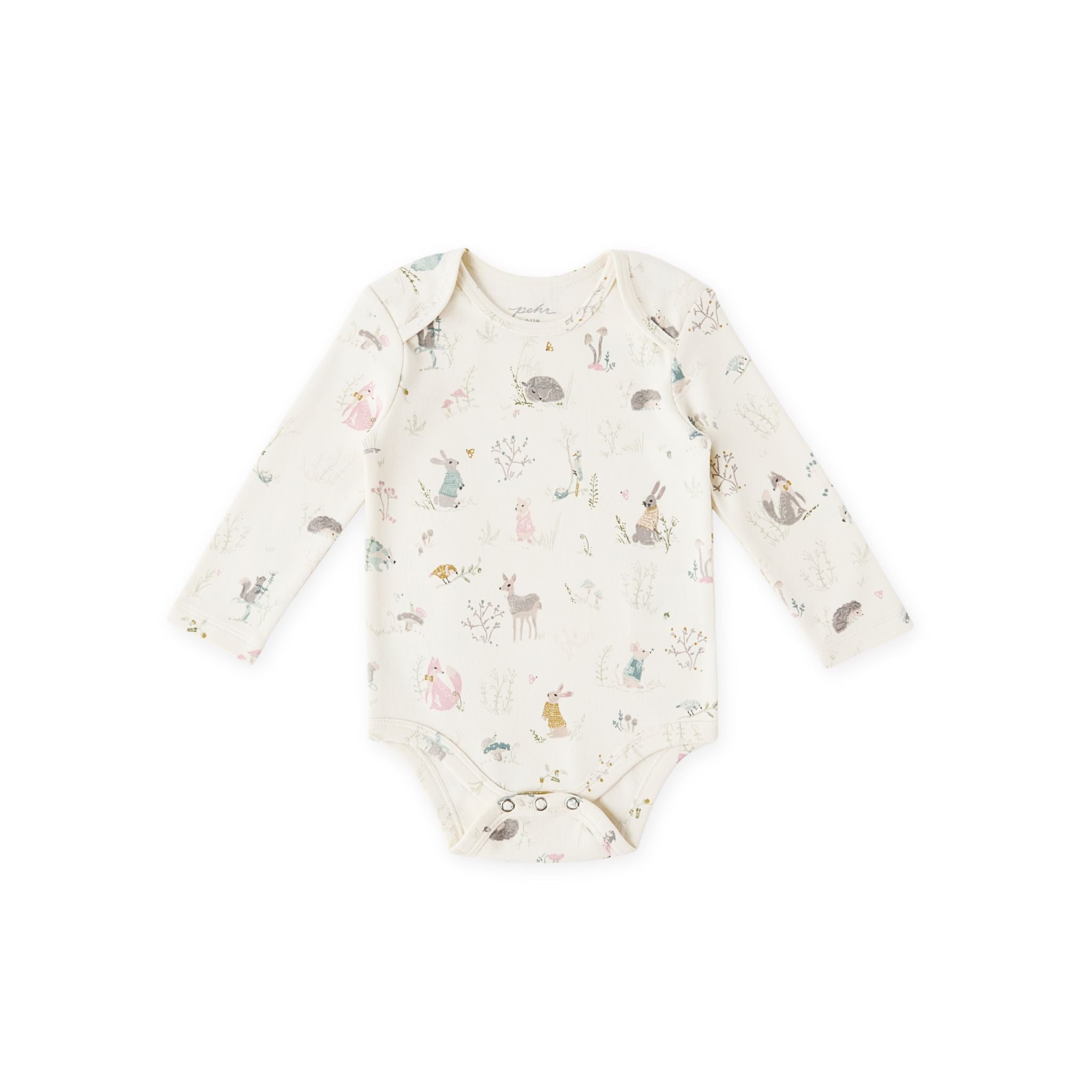 lap shoulder one piece forest fable in multi pattern
