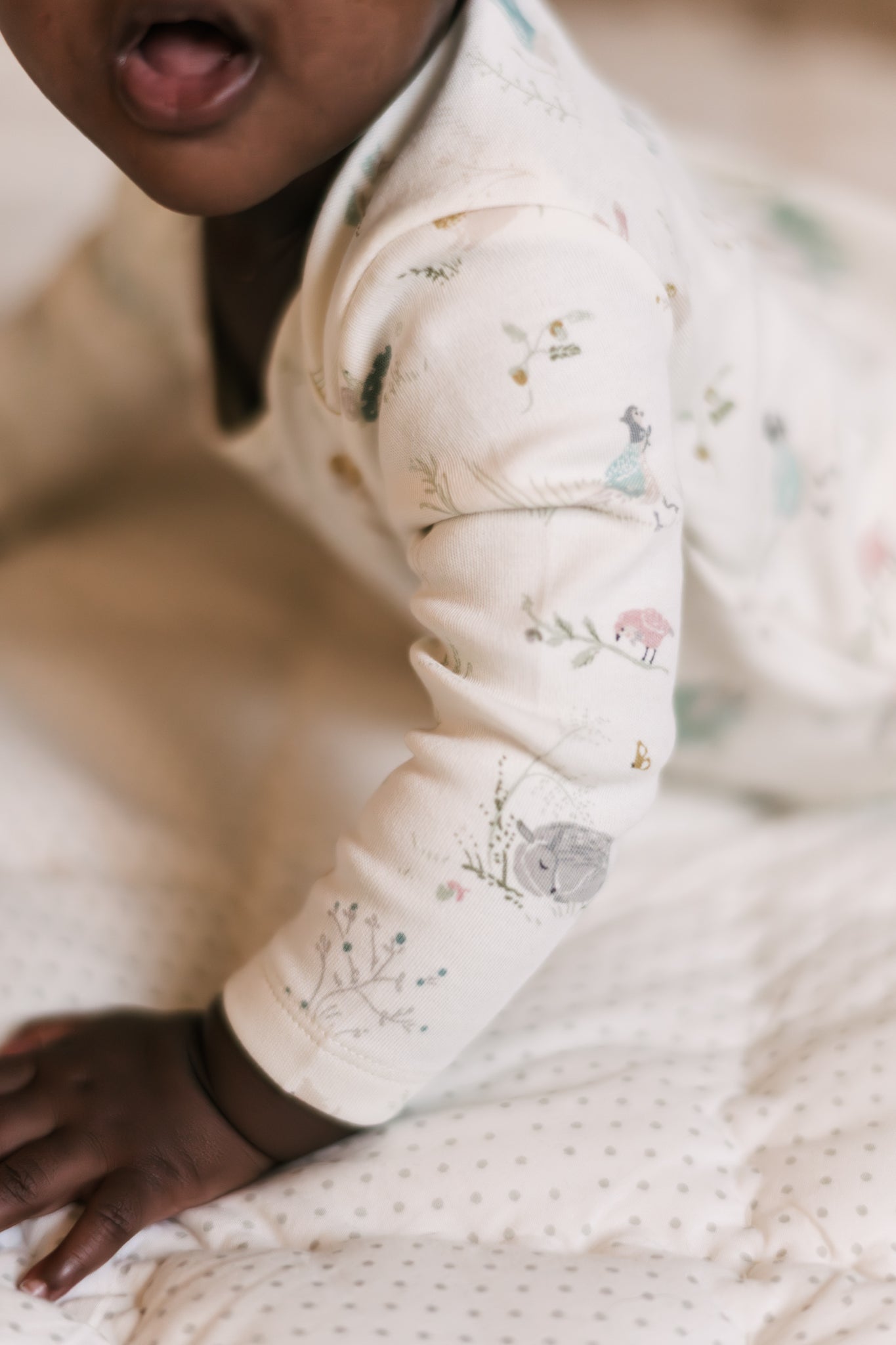 Lap Shoulder One-Piece - Forest Fable