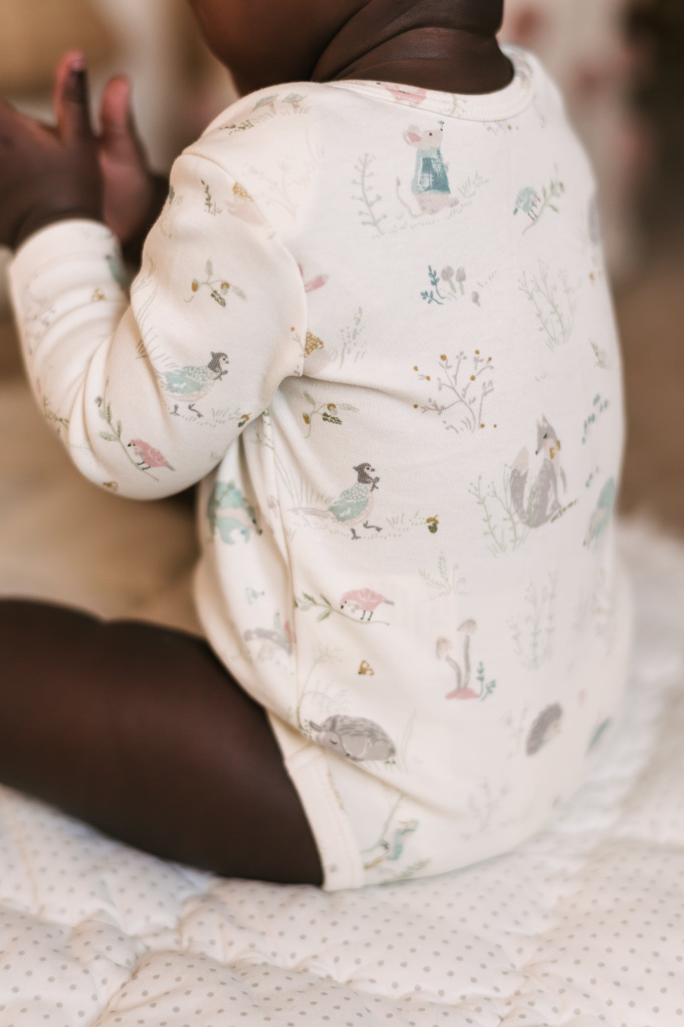 Lap Shoulder One-Piece - Forest Fable