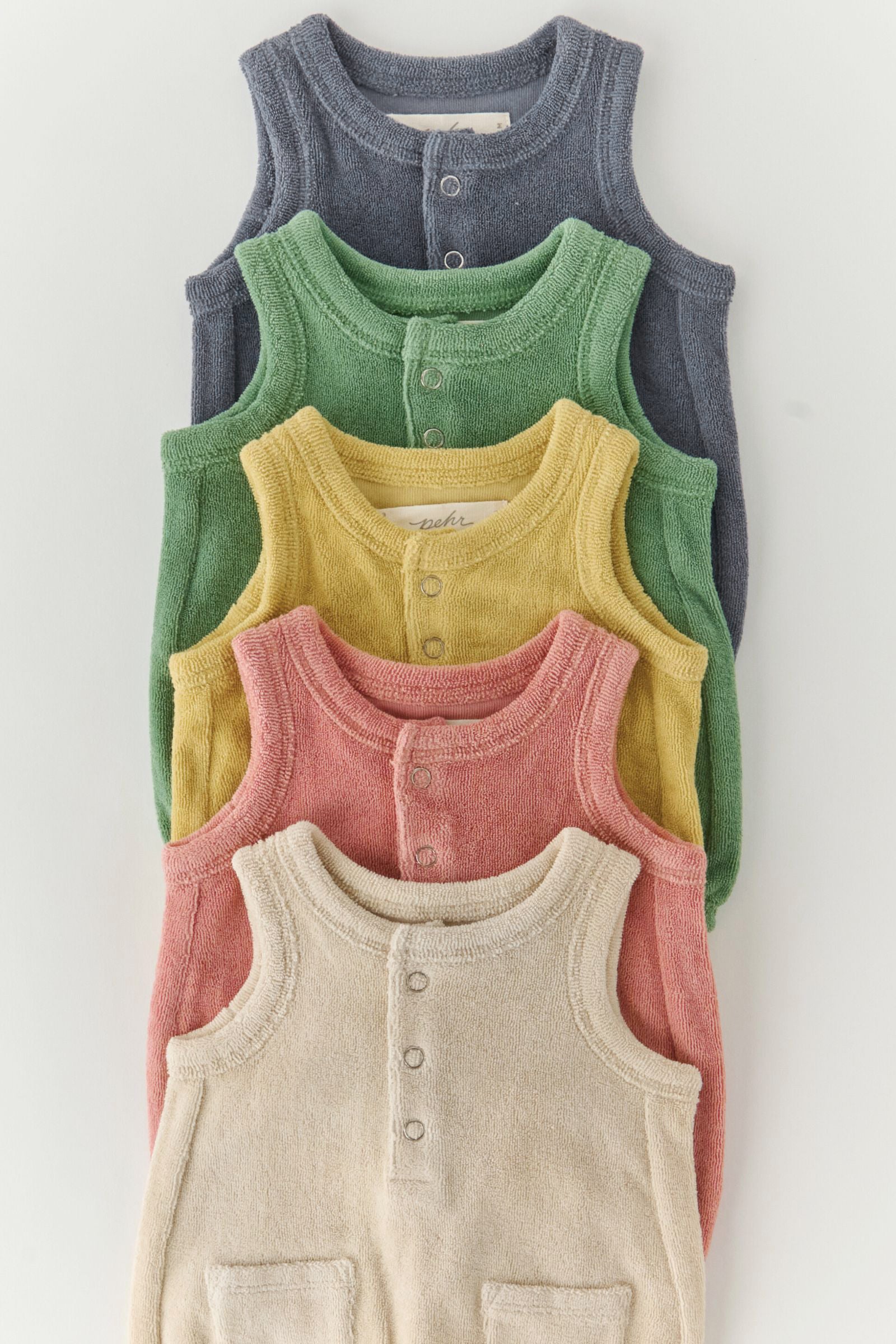 Classic Terry Pocket One Piece - Citrus