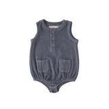 Pehr-Classic Terry Pocket One-Piece-Ocean-1