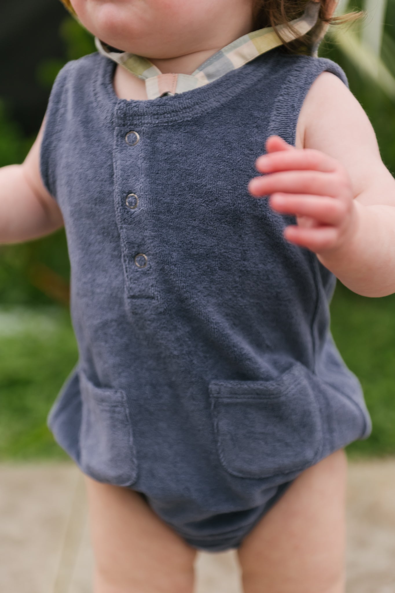 Classic Terry Pocket One Piece - Ocean