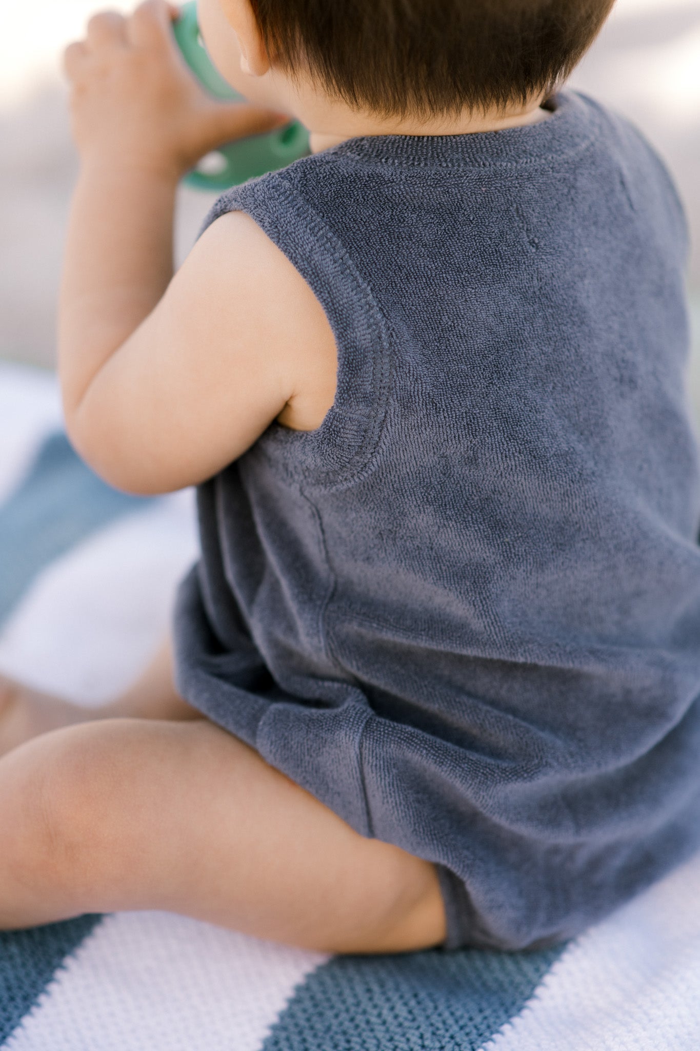 Classic Terry Pocket One Piece - Ocean