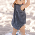 Pehr-Classic Terry Pocket One-Piece-Ocean-4