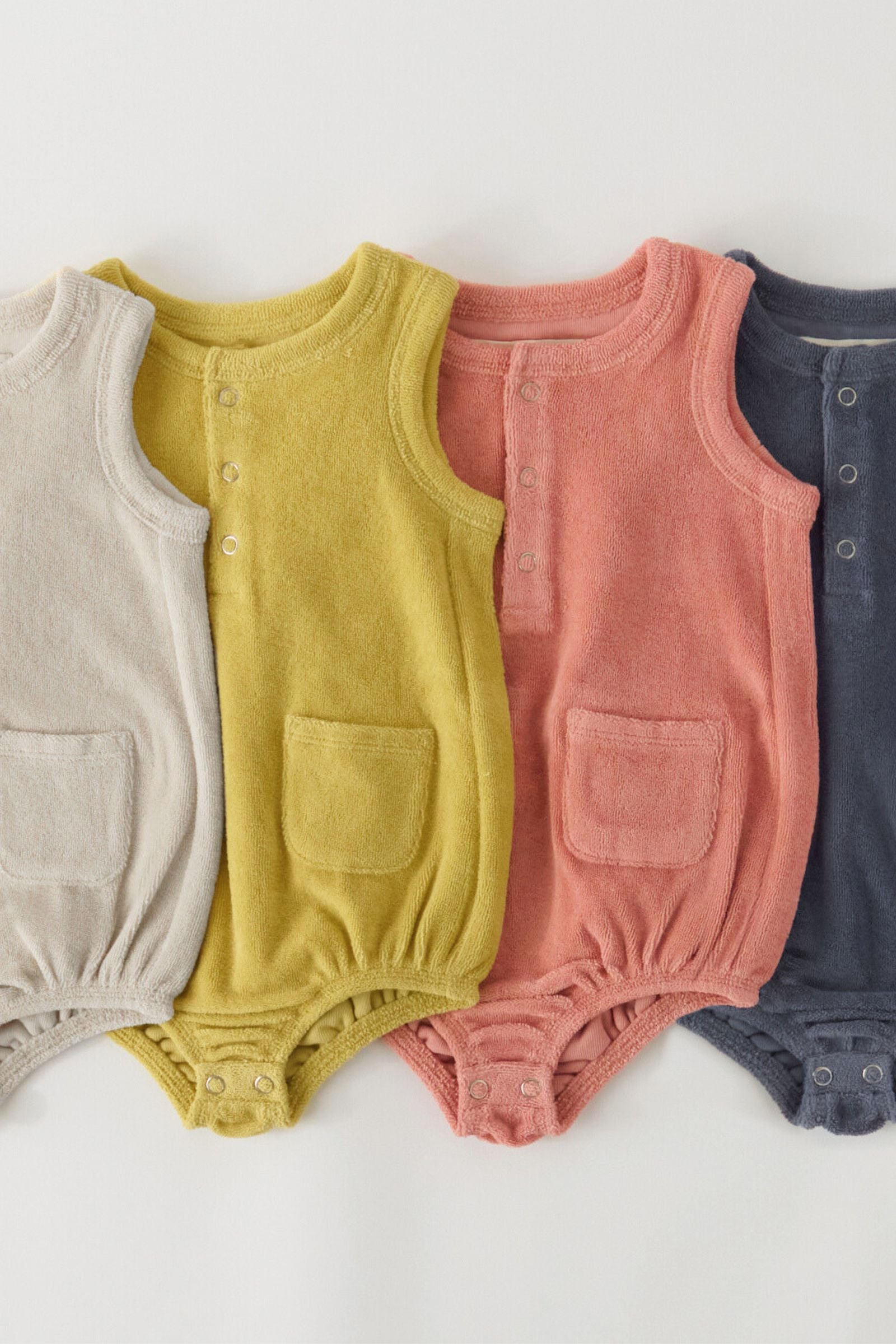 Classic Terry Pocket One Piece - Shell