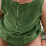 Classic Terry Pocket One-Piece - Grass