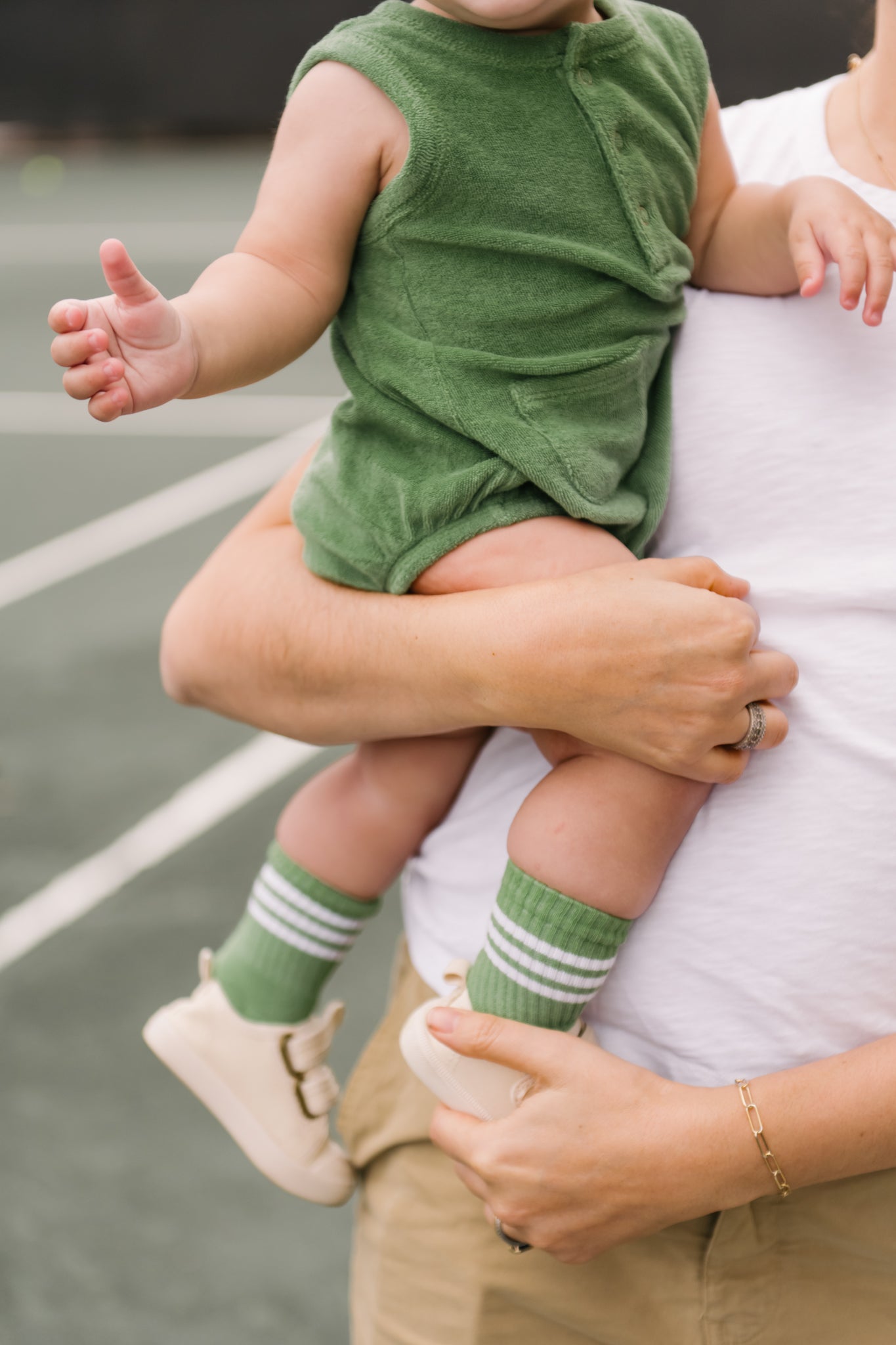 Classic Terry Pocket One-Piece - Grass