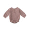 Pehr-Gingham Long Sleeve One-Piece-Mulberry-1