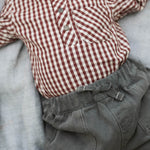 Pehr-Gingham Long Sleeve One-Piece-Mulberry-2