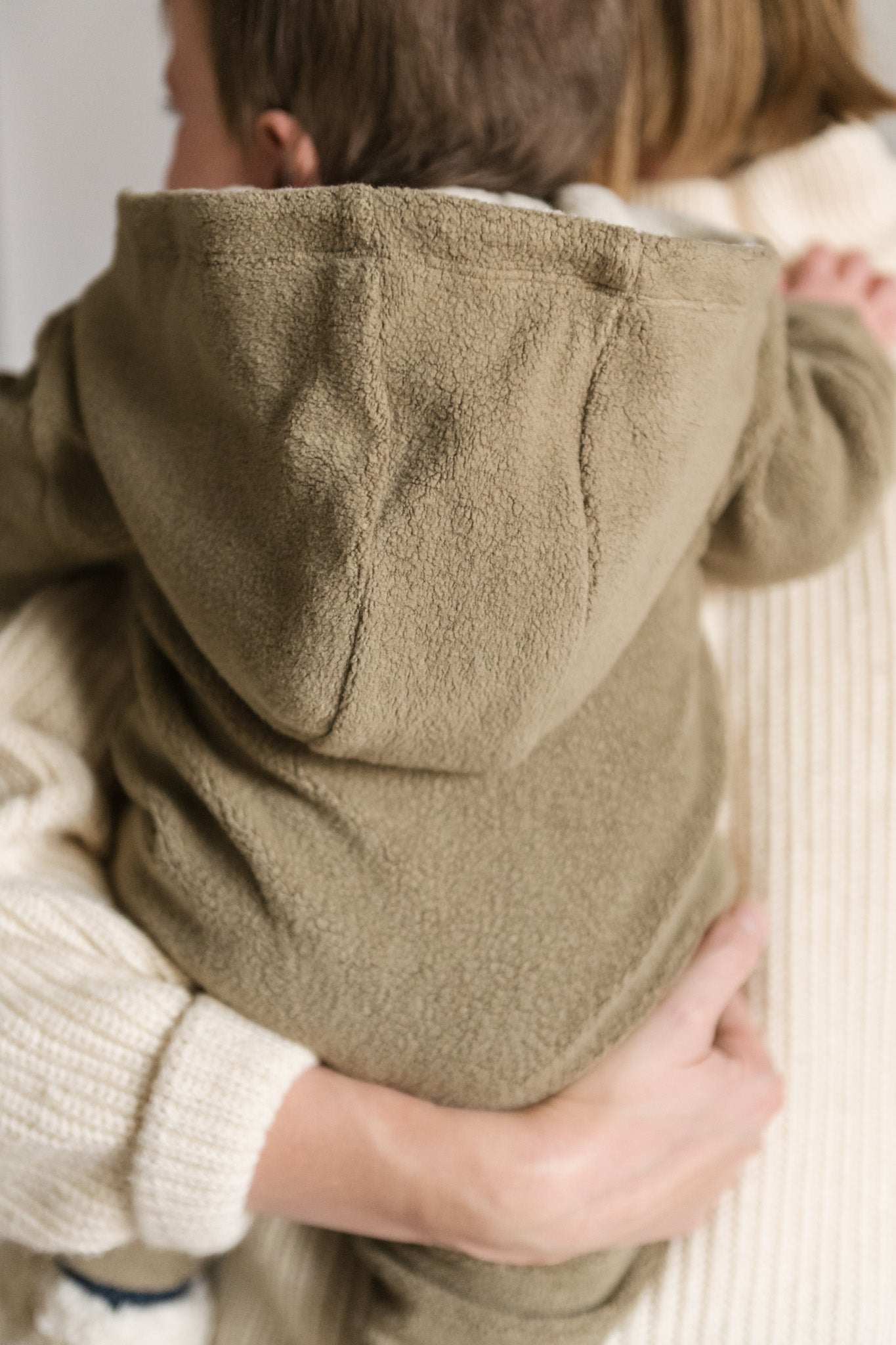 Teddy Fleece Baby Suit - Moss