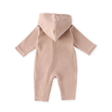 Pehr-Teddy Fleece Baby Suit-Rose Pink-6