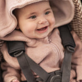 Teddy Fleece Baby Suit - Rose Pink