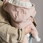Teddy Fleece Baby Suit - Rose Pink