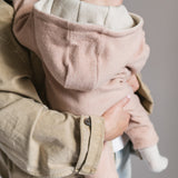 Teddy Fleece Baby Suit - Rose Pink