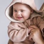 Teddy Fleece Baby Suit - Rose Pink