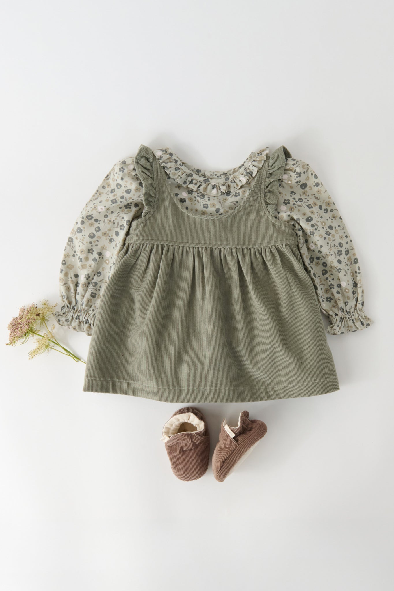 Pehr-Woven Flutter Neck One-Piece-Forget-Me-Not-7