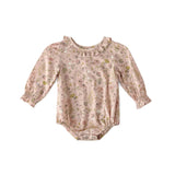 Woven Flutter Neck One-Piece - Wildflower- Front