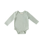 Pehr-Garment Dye Long Sleeve One-Piece-Sea-1