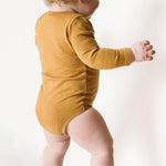 Pehr-Garment Dye Long Sleeve One-Piece-Caramel-2