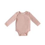 Pehr-Garment Dye Long Sleeve One-Piece-Soft Peony-1