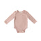 Pehr-Garment Dye Long Sleeve One-Piece-Soft Peony-1
