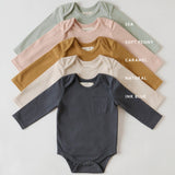 Pehr-Garment Dye Long Sleeve One-Piece-Soft Peony-3