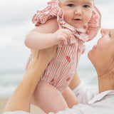 Seersucker One-piece- Shell Belle