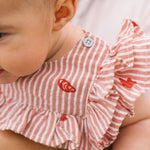 Seersucker One-piece- Shell Belle