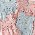 Seersucker One-piece- Shell Belle