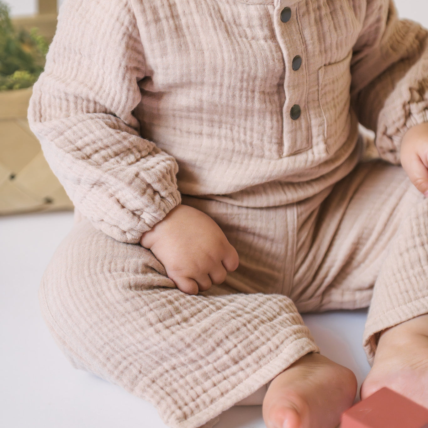 pehr-muslin gauze one piece-fawn-baby-2