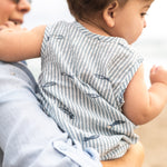 seersucker pocket one piece petit sardine
