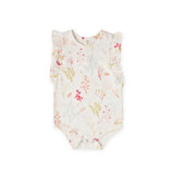 Short Sleeve Flutter One-Piece - Sea Bloom
