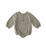 Pehr-Flannel Long Sleeve One Piece-Sage/Light Sage-1