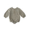 Pehr-Flannel Long Sleeve One Piece-Sage/Light Sage-1