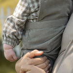Pehr-Flannel Long Sleeve One Piece-Sage/Light Sage-2