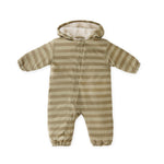 Pehr-Sherpa Lined Storm Splash Suit-Moss Stripe-1