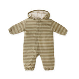 Pehr-Sherpa Lined Storm Splash Suit-Moss Stripe-1