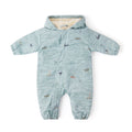 Sherpa Lined Storm Suit - High Seas - Blue- Front