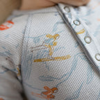 Petit Ski Raglan One-Piece - On The Slopes- Baby- Up Close- Ski Print