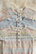 Petit Ski Raglan One-Piece - Collection Flat lay