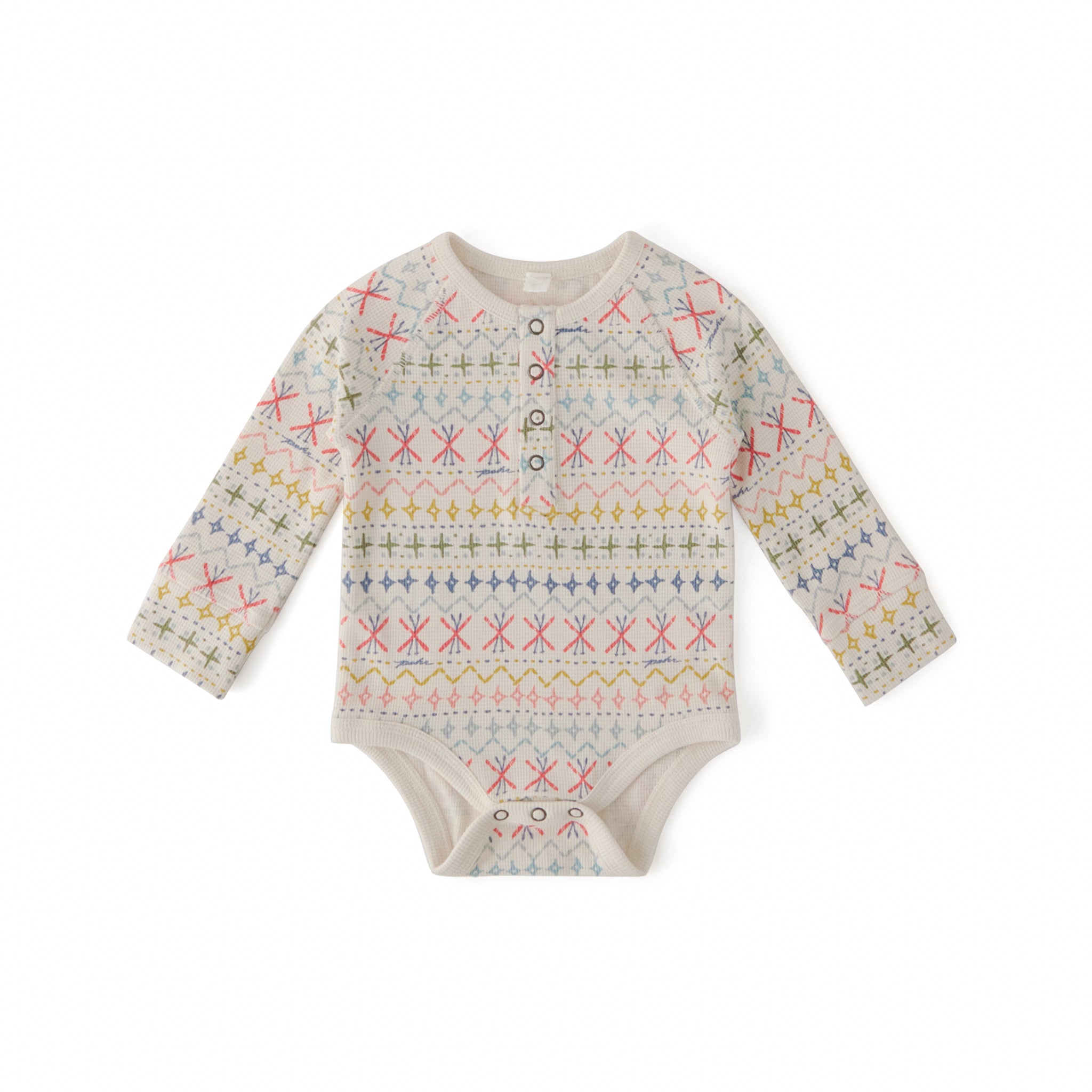 Petit Ski Raglan One-Piece - Snow Patrol- Front