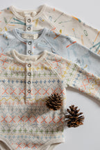 Petit Ski Raglan One-Piece - Collection Flat Lay