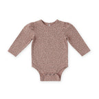 Essentials Puff Sleeve One Piece- Spotted Pink- Front