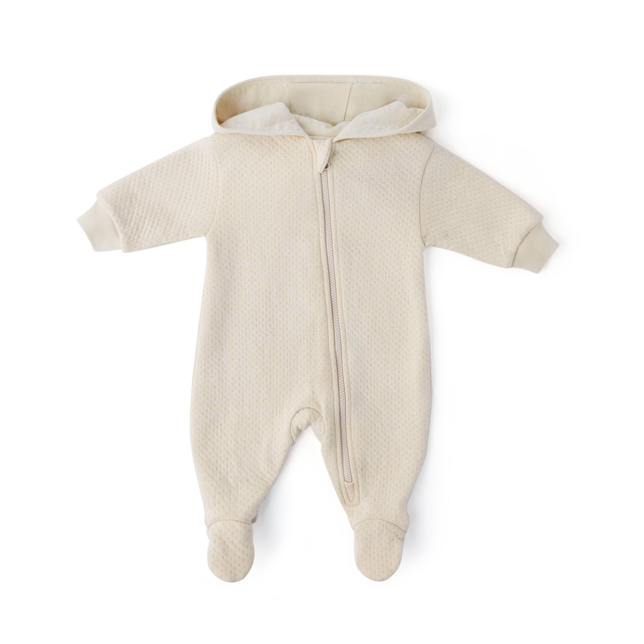 Cloud Baby Suit - Natural- Front